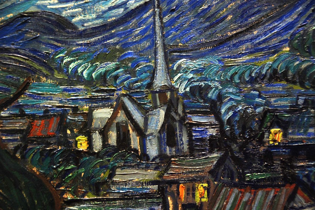 MOMA 01-2 Vincent Van Gogh Starry Night Close Up